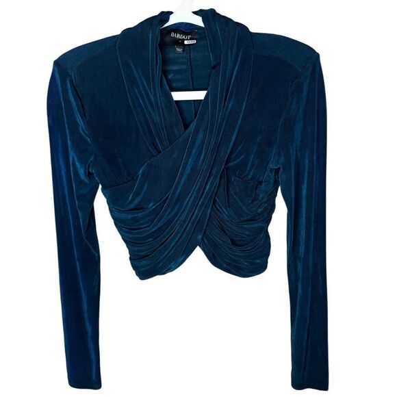 Bardot Wren wrap crop top size XS - Picture 5 of 10